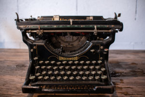 Mariage Machine à écrire Ancien