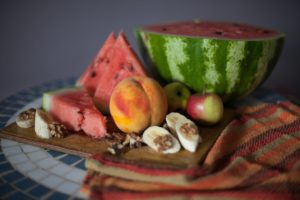 En été Fruits Sains