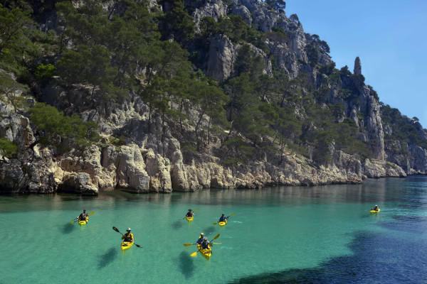 Visite Provence des Calanques en kayak