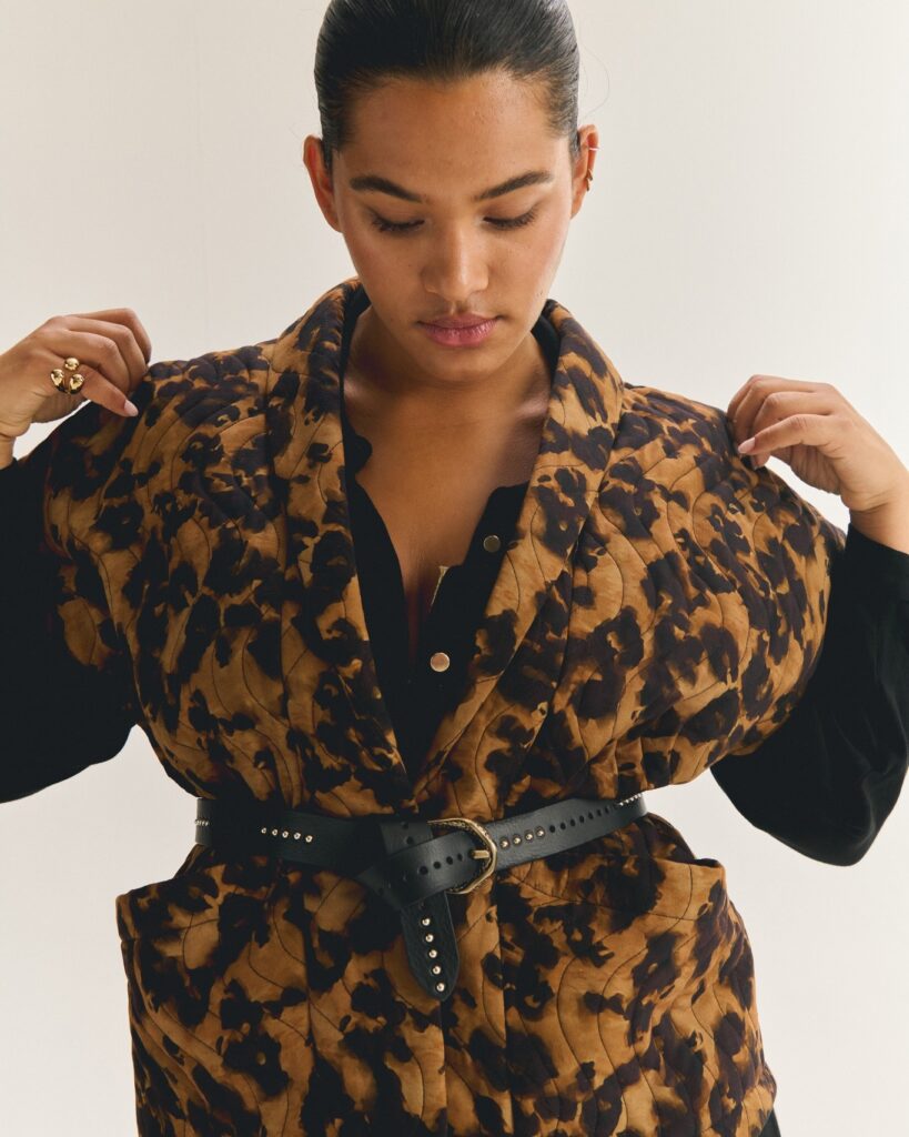 Veste leopard Almé 