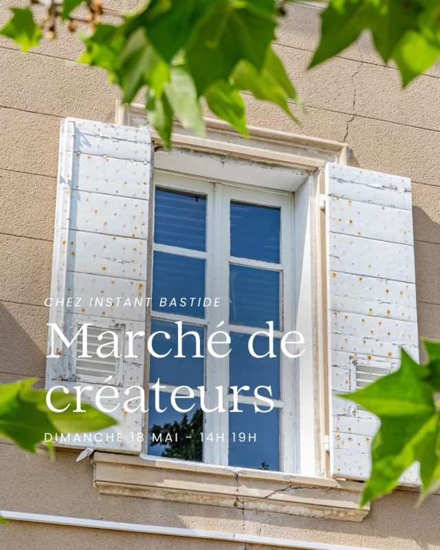 Ce dimanche, je participe à un joli marché de créateurs chez  @instantbastide !
À quelques jours de la fête des mères, c’est l’occasion idéale de dénicher un cadeau unique, fait avec amour par des artisans passionnés. 💌

🌿 Bijoux, déco, bien-être, textile…
Il y en aura pour tous les goûts, tous les styles, et tous les budgets.
Et si tu veux juste flâner, découvrir de belles marques locales et passer un bon moment en famille : tu es aussi au bon endroit !

On se retrouve dimanche ?
Viens me voir, je t’accueille avec le sourire et te fais découvrir mes créations @boumboum.studio ✨

🌿 Entrée libre
🕘 De 14h à 19h
📍 61 Rue Raymond Martin, 13480 Cabries

#marchecreateur #fetedesmeres #ideecadeaufeminin #createurslocaux #sortiedudimanche #unefilleenprovence #provencecreateur #evenementlocal #marchedecreateurs #cabries_calas #aixmaville
#aixenprovence #aixpioline #boucbelair #boumboumstudio #objetdedécoration
